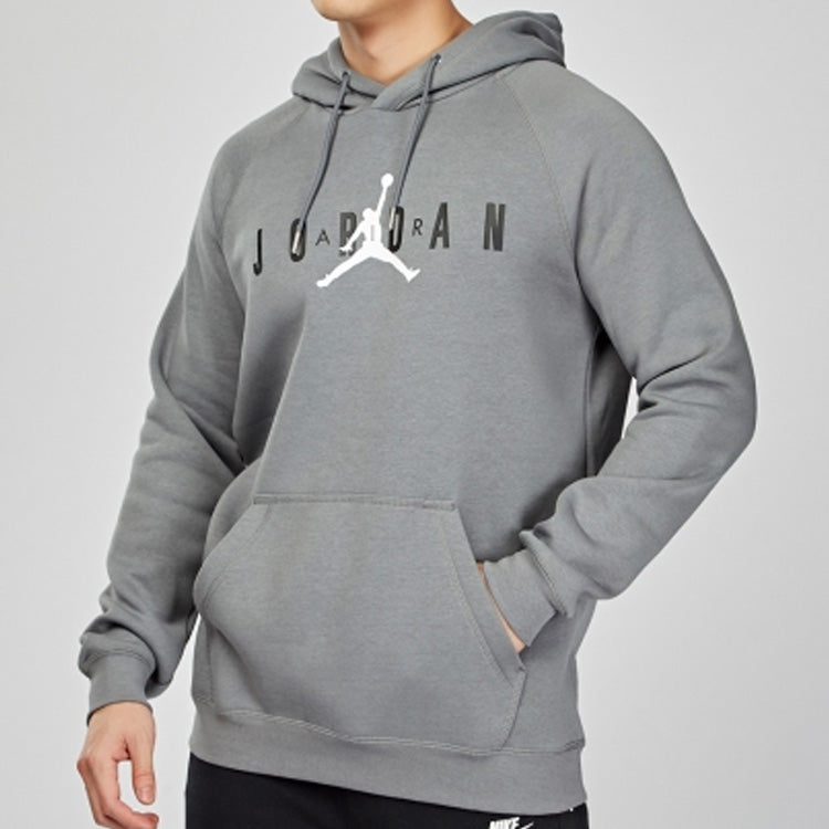 Air Jordan Sport Dna Hbr Patch Pattern Knit Pullover Gray CT6293-084