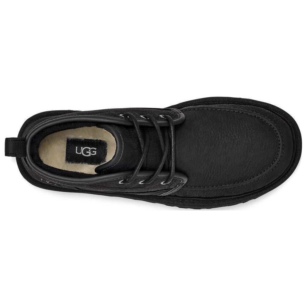 UGG Neumel Moc Boot 'Black Leather' 1130719-BLLE