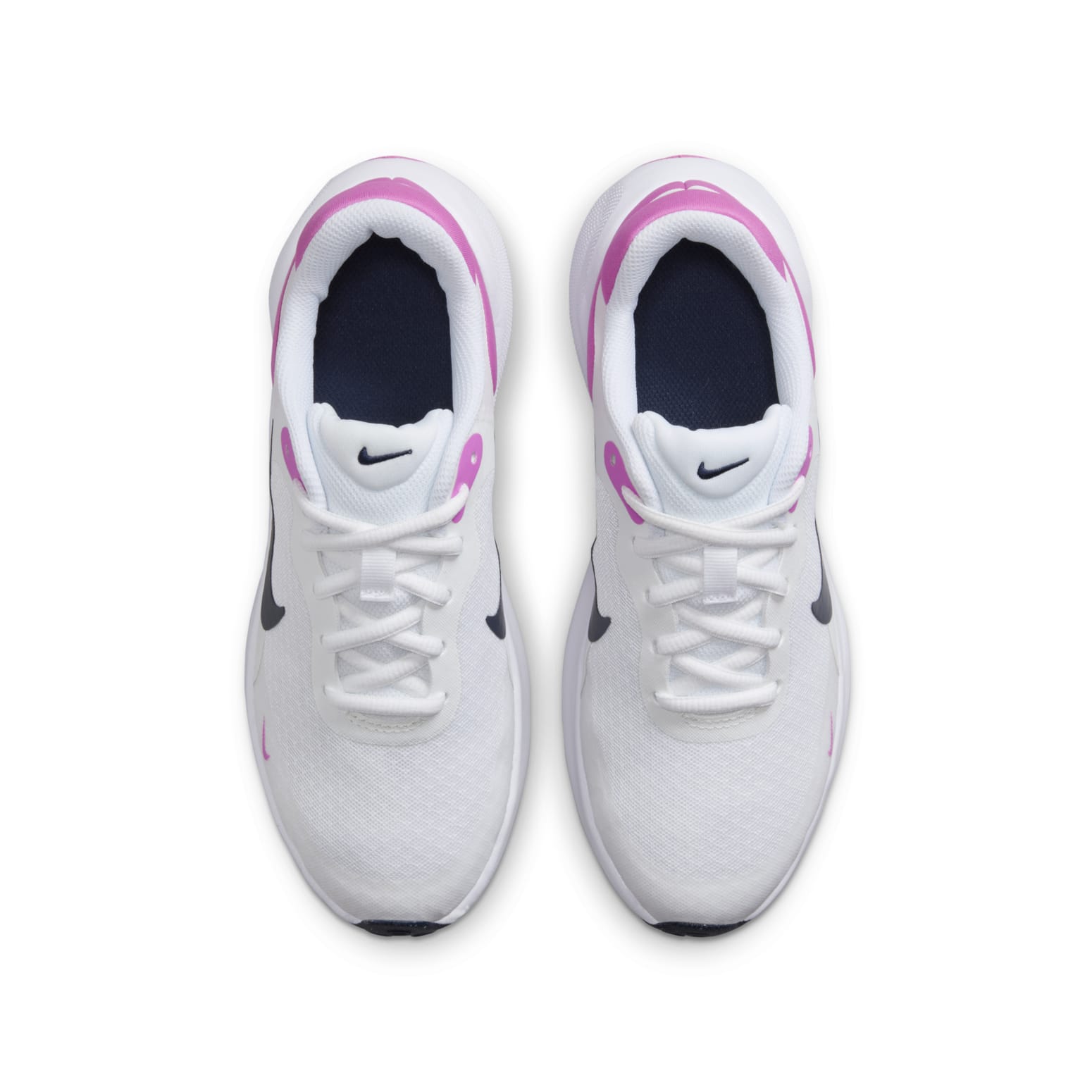 (GS) Nike Revolution 7 'White Playful Pink Navy' FB7689-103