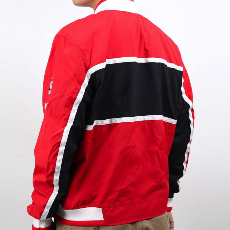 Nike NBA MENS Chicago Bulls Basketball Courtside Jacket Red AJ9148-657