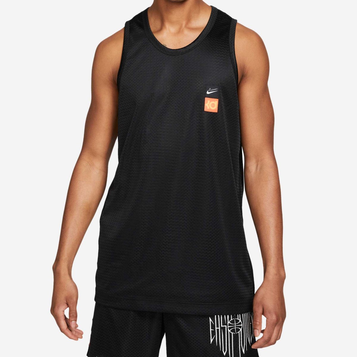 Nike Dri-FIT Kd Durant Basketball Sports Printing Breathable Vest Black CV2407-010
