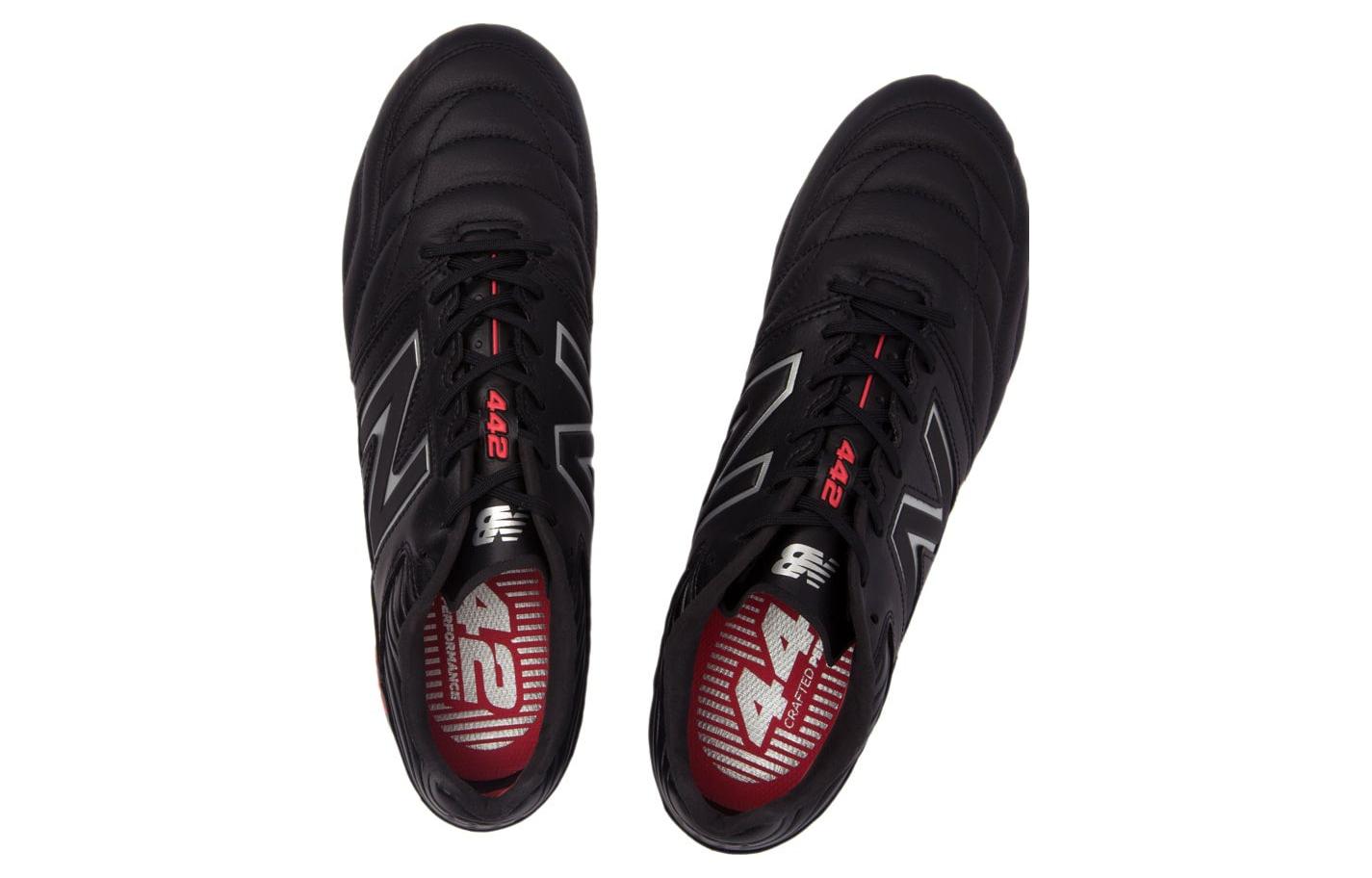 New Balance 442 v2 Pro HG Soccer Shoes 'Black White' MS41HBK2