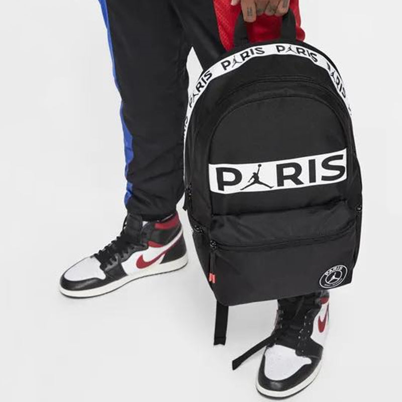 Air Jordan Paris x PSG Backpack 'Black White' 9A0334-023