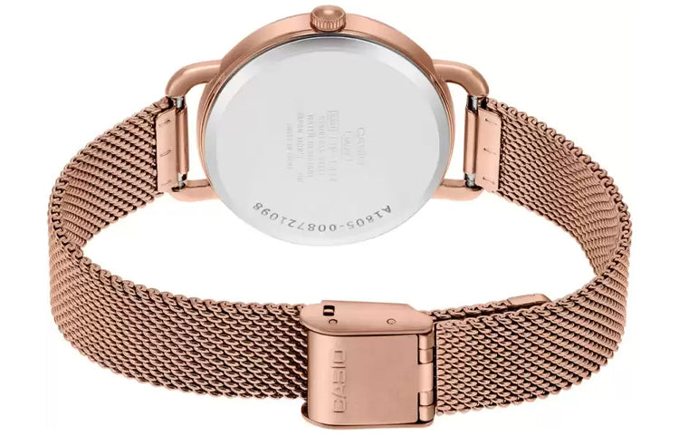 CASIO Quartz Waterproof Rose Gold Analog LTP-E412MPG-1ADF