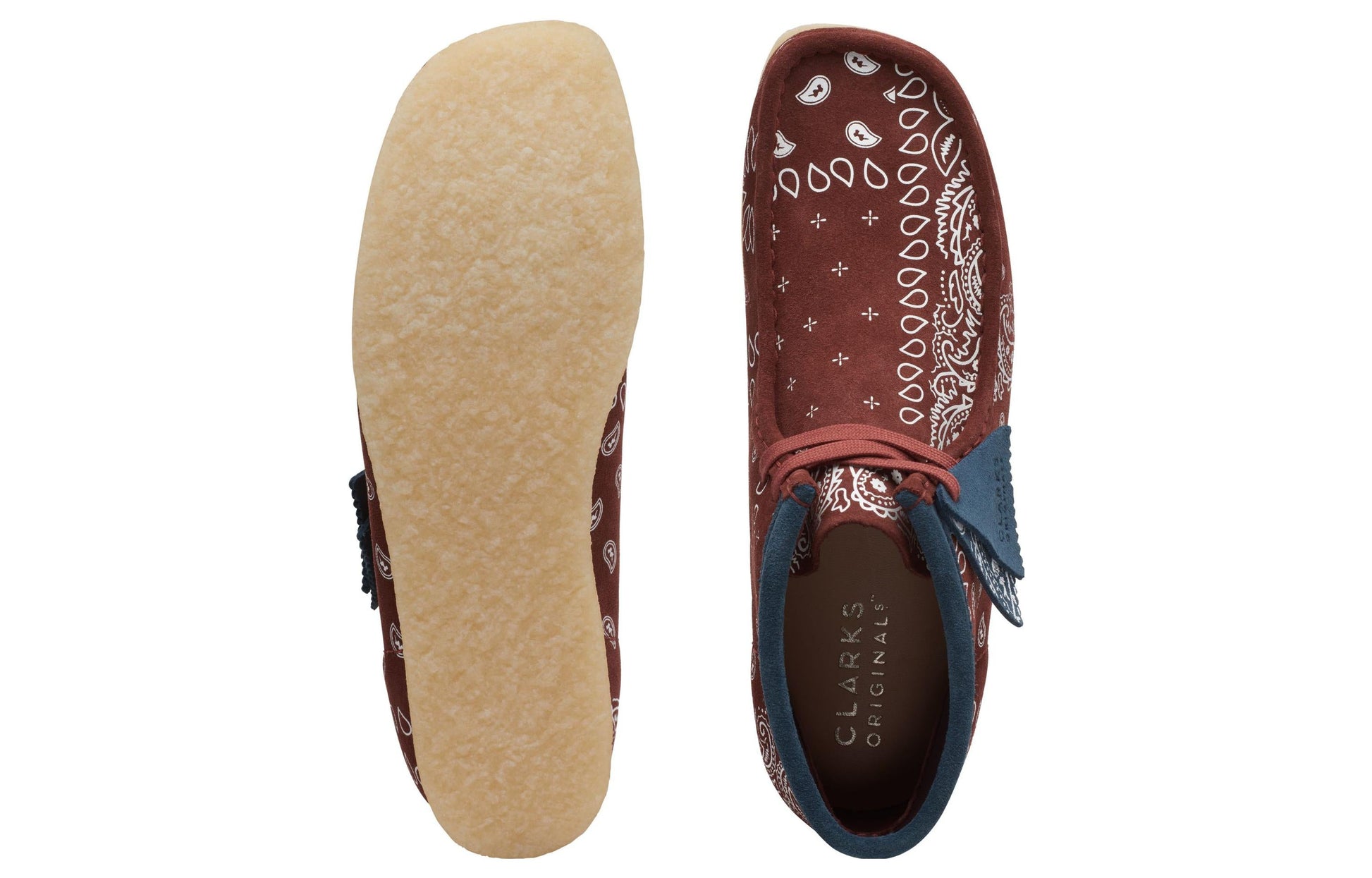(WMNS) Clarks Wallabee Boots 'Paisley Brick' 26168826