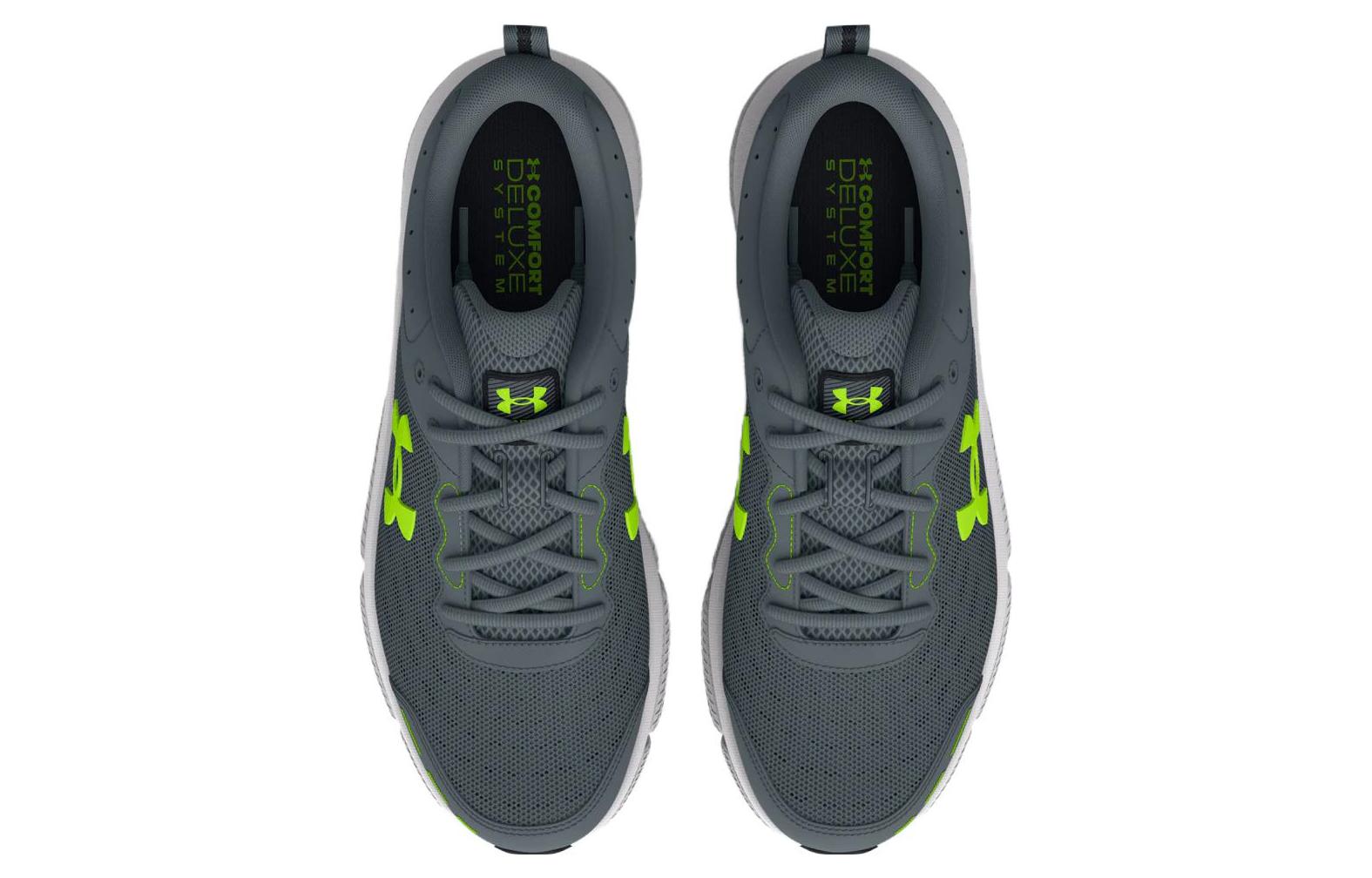 Under Armour Charged Assert 10 'Gravel Lime Surge' 3026175-100