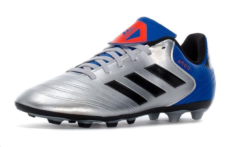(GS) adidas Copa 18.4 FXG 'Silver Black Blue' DB2468