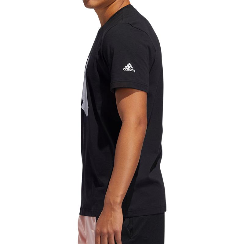 adidas Metallic Harden Tshirt 'Black' GK6582