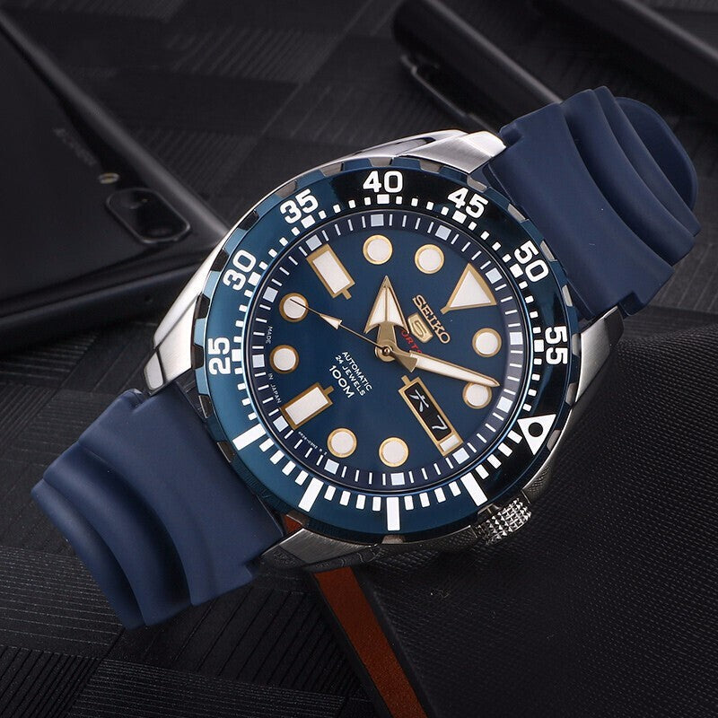 SEIKO Automatic Water Resistant Men's BlueDial Plate SRP605J2