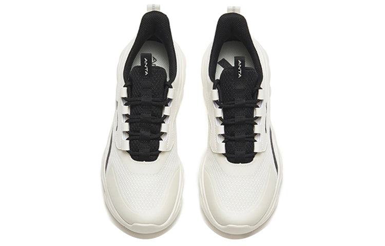 (WMNS) ANTA Running Series Sneakers 'White Black' 922235573-2