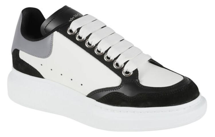 (WMNS) Alexander McQueen Larry Oversized Sensory Sneakers 'White Black Grey' 758982WIA5V1142