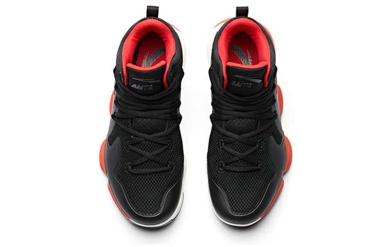 ANTA x NASA SEEED 60th Anniversary Basketball Shoes 'Black Red' 91831191-5