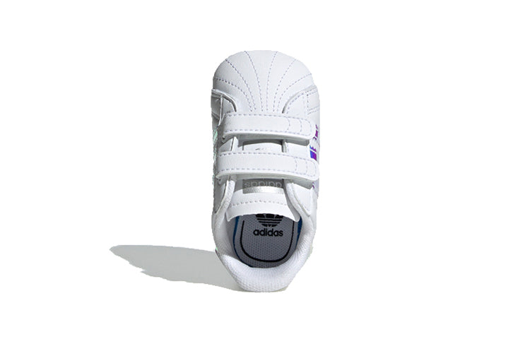 (TD) adidas originals Superstar Crib 'White Silver' BD8000
