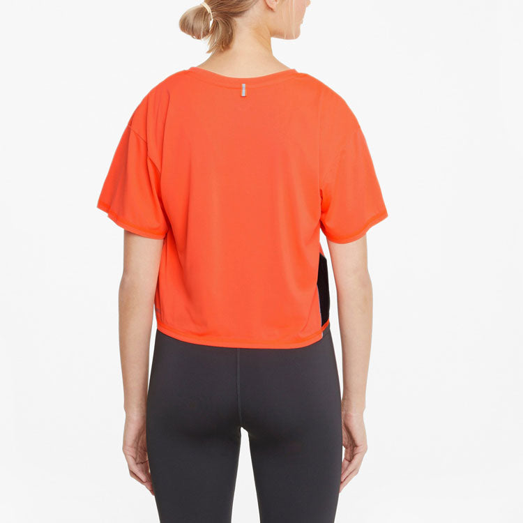 (WMNS) PUMA COOLadapt Running T-Shirt 'Orange' 520396-84
