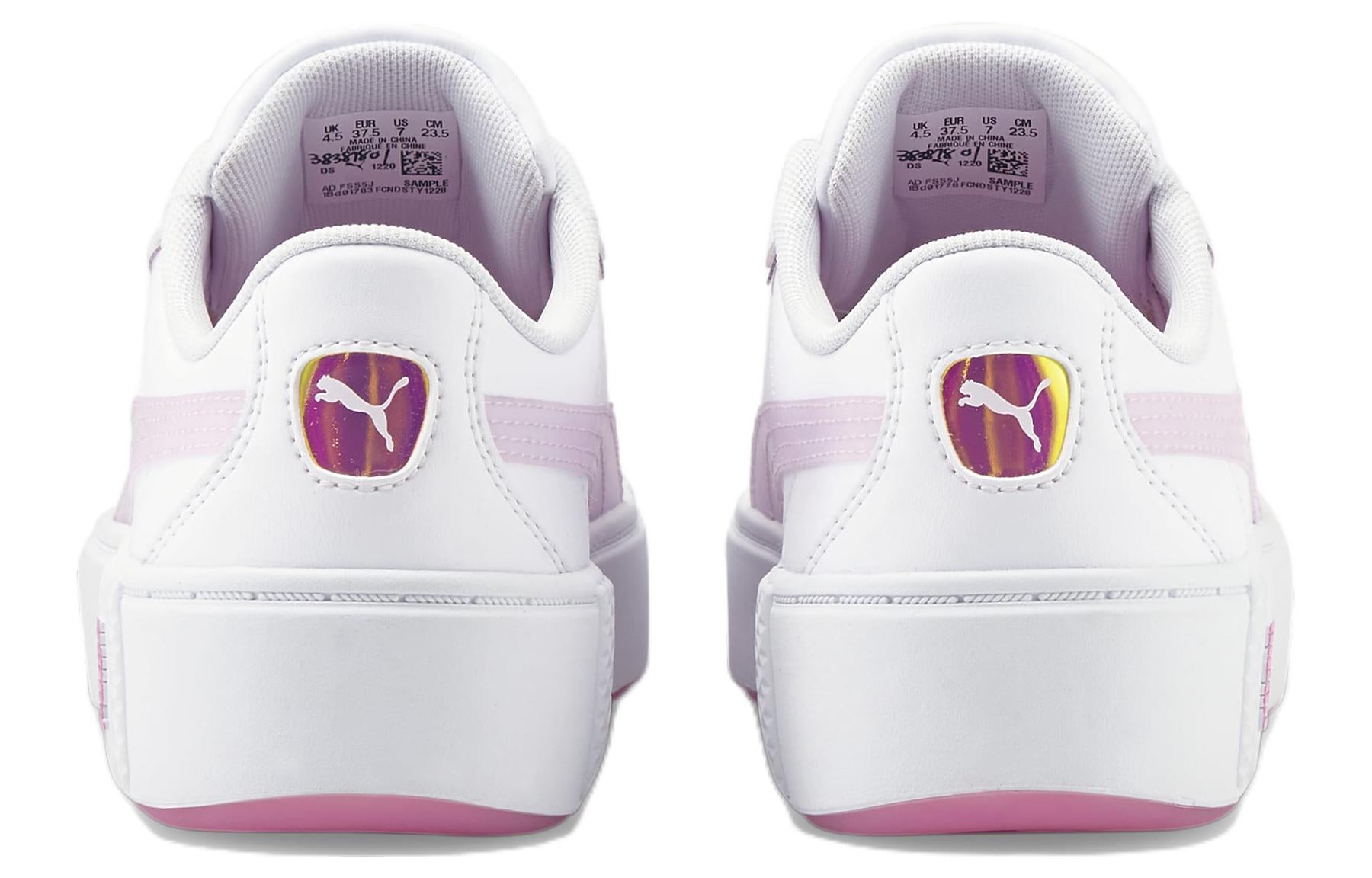 (WMNS) PUMA Smash Platform V2 'Candy - White Lavender Fog' 383878-01