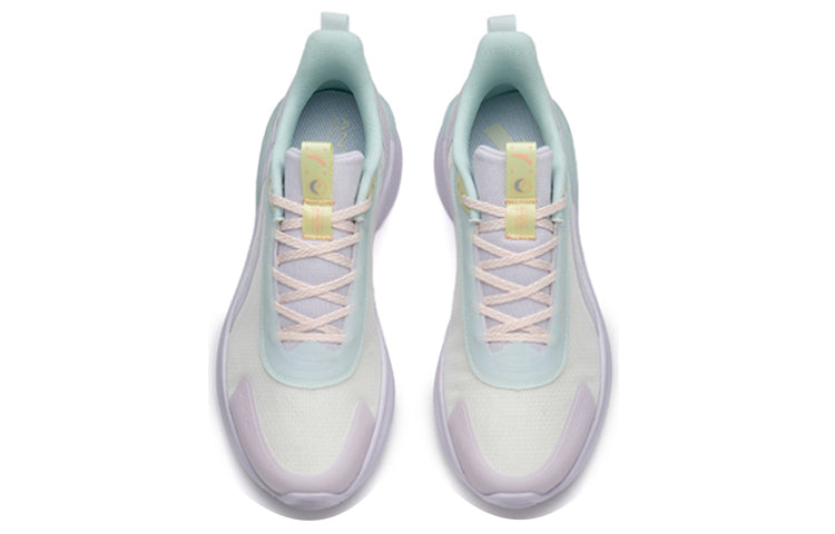 (WMNS) ANTA Running Series Sneakers 'White Purple Blue' 1 122235565-4