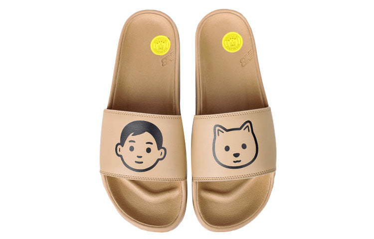 New Balance x Noritake 200 Slides 'Light Brown' SMF200NS