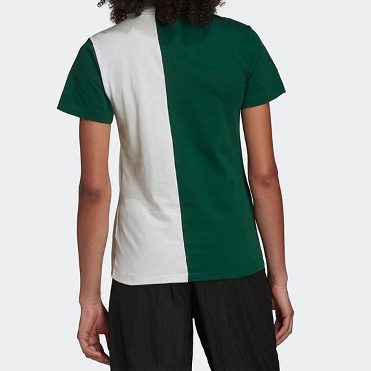 (WMNS) adidas Adibreak Tee Sports Short-sleeve Tee Green GJ6584