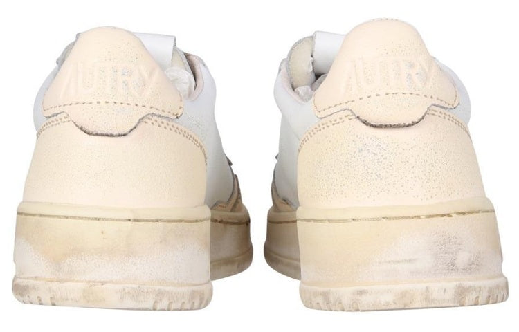(WMNS) Autry Medalist Super Vintage Leather Low Sneakers 'White' AVLW-SV05