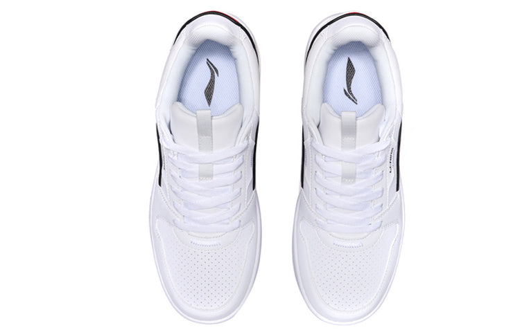Li-Ning Classic Skateboarding Low 'White Red Navy' AGCP201-1