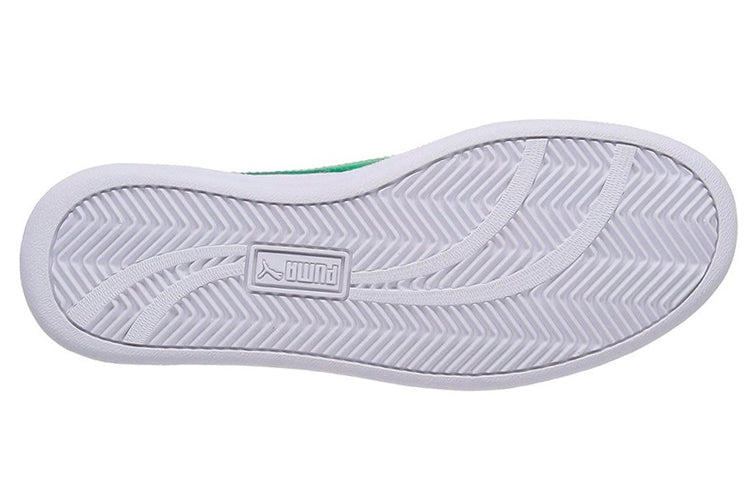 PUMA Suede Platform Animal Casual Board Shoes White/Green 356722-07