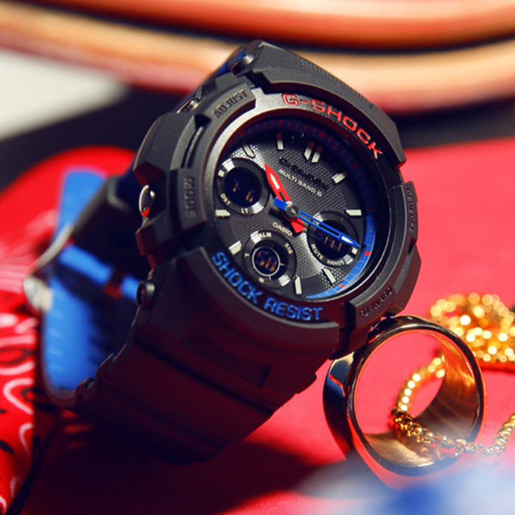 CASIO G-Shock Analog-Digital 'Black Blue' AWG-M100SLT-1APR
