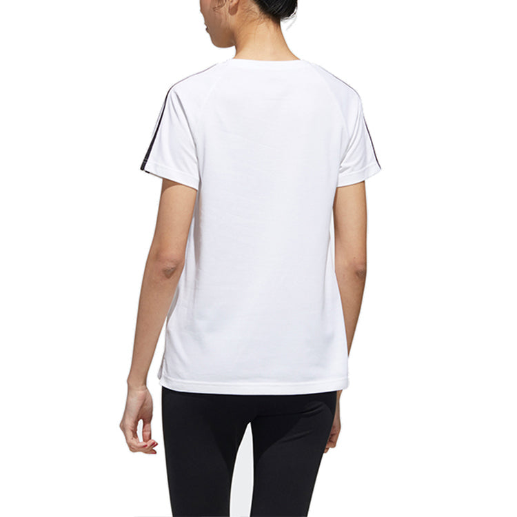 (WMNS) adidas neo ESNTL 3S TEE Sports Short Sleeve White GJ7912