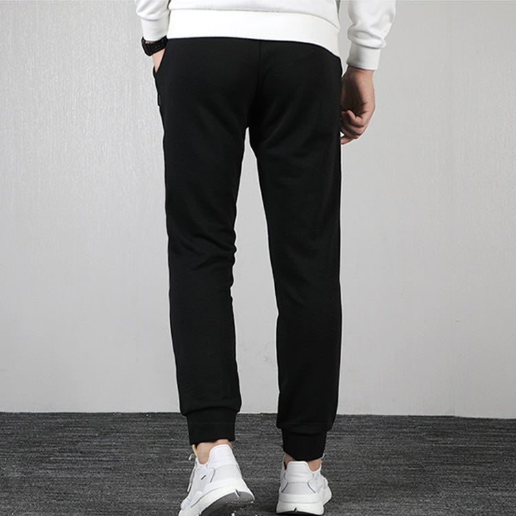 adidas logo Casual Sports Bundle Feet Long Pants Black DX9214