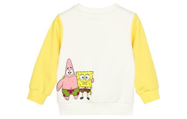(GS) Skechers x SpongeBob SquarePants Casual Set 'White Yellow Grey' L122B041