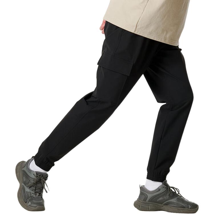 New Balance NB Logo Woven Jogger Asia Sizing 'Black' AMP42320-BK
