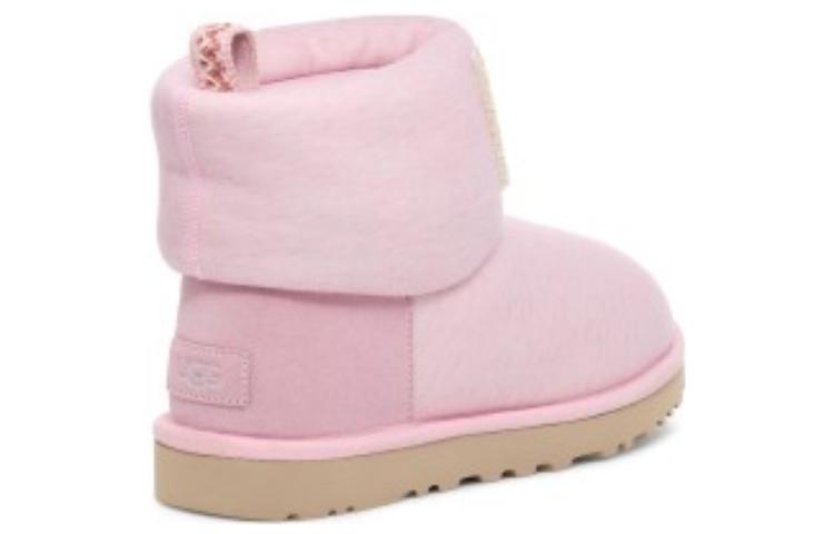 (WMNS) UGG Classic Mini Fur Jersey Cozy Boot 'Pink' 1144290