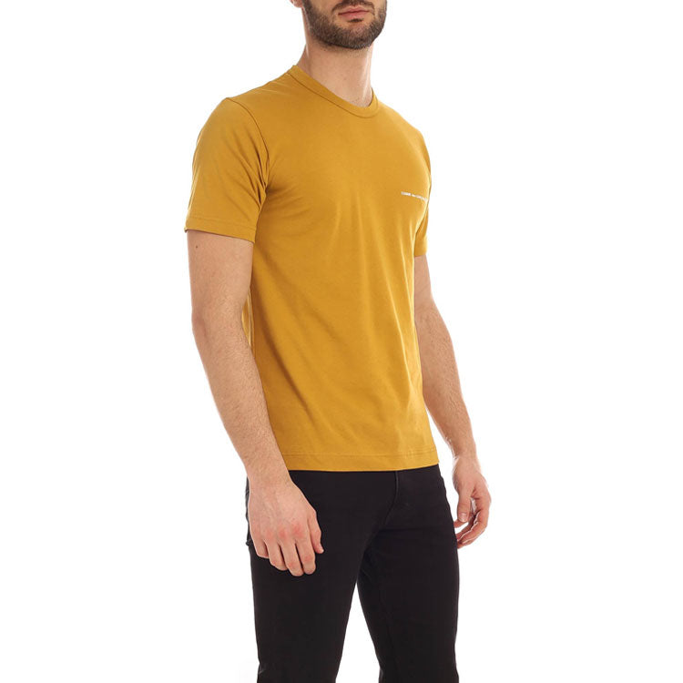 COMME des GARCONS Little Logo Applique Cotton Short-sleeve Tee 'Yellow' S28121-4
