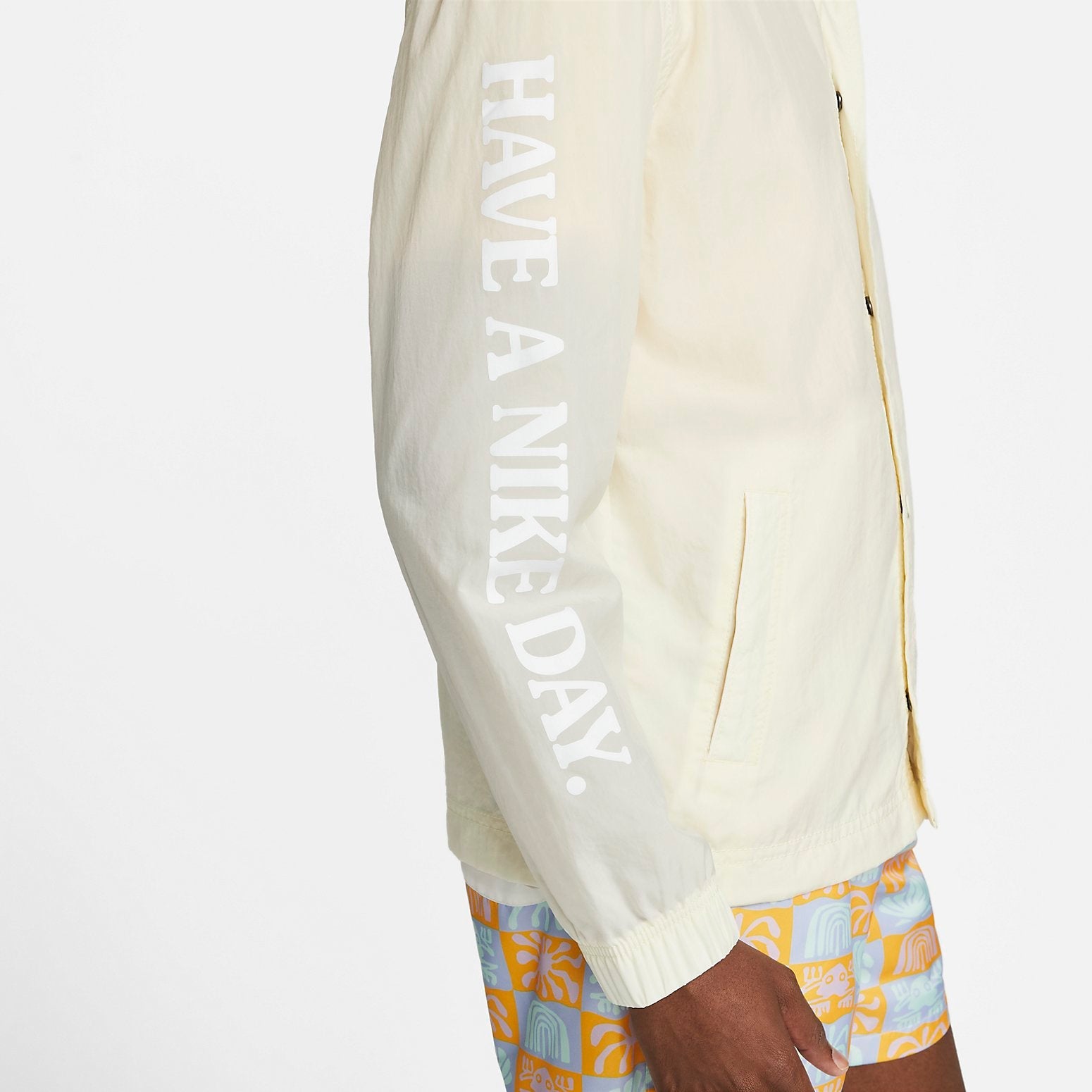Nike Sportswear Unlined Coaches Jacket 'Yellow' DM5055-113