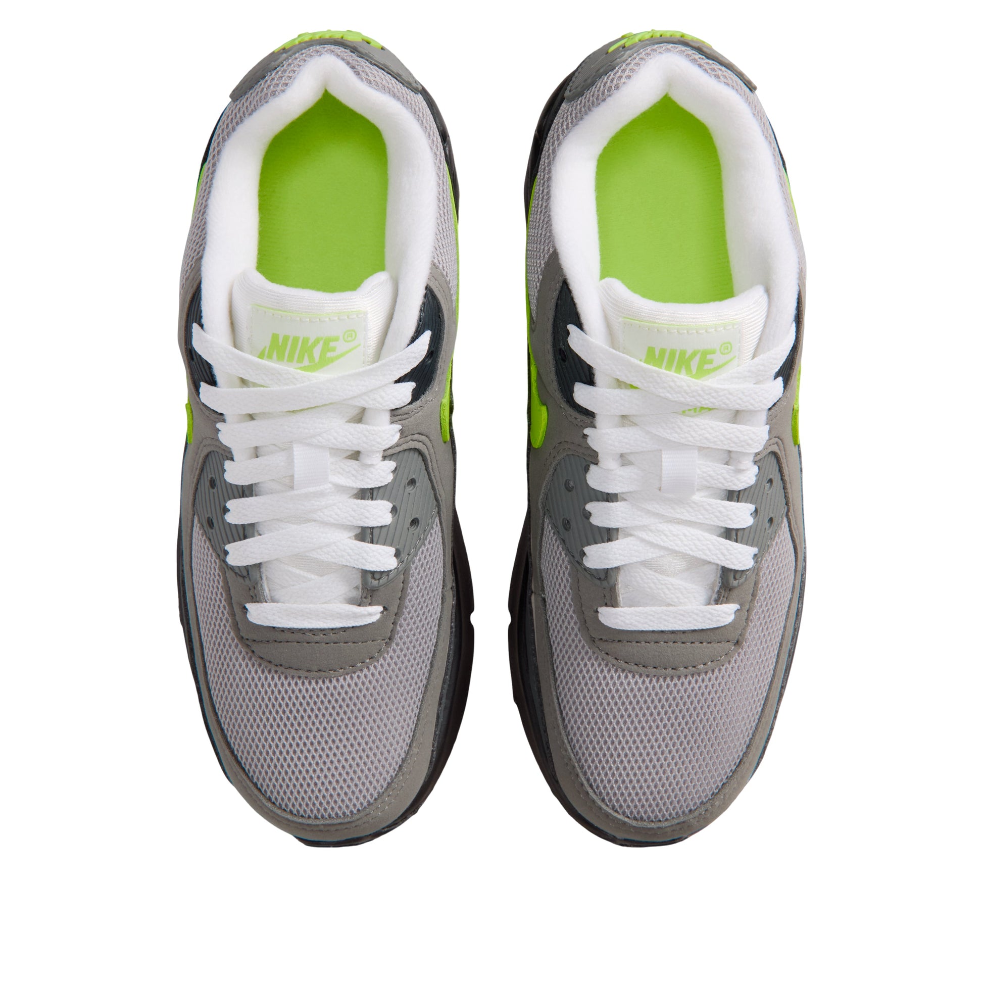 (GS) Nike Air Max 90 'Black Anthracite Neon Yellow' IQ7583-001