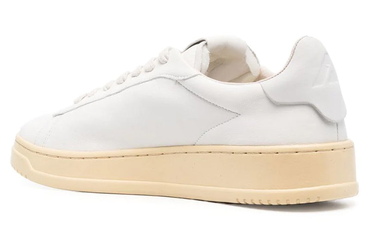 Autry Dallas Low Goatskin and Nubuck Leather 'White' ADLM-NG01