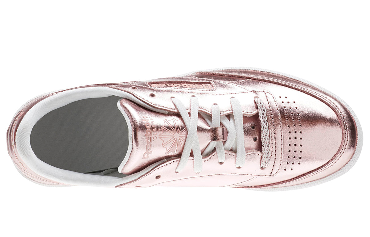 (WMNS) Reebok Tenis Club C 85 S Shine Gold/Pink CN0512