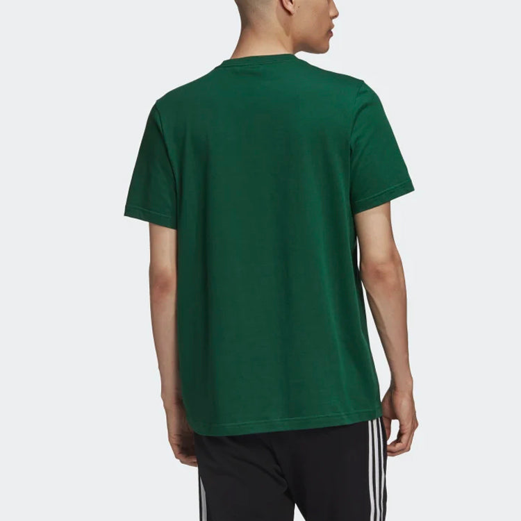 adidas originals Casual Sports Round Neck Pullover Short Sleeve Green GD2550