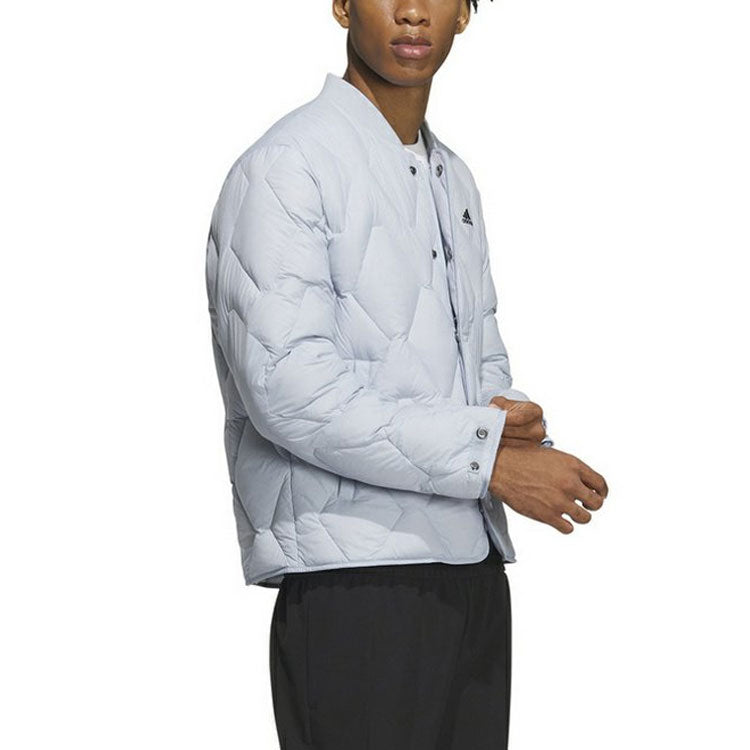 adidas Regular Varsity Down Jacket 'White' IX7084