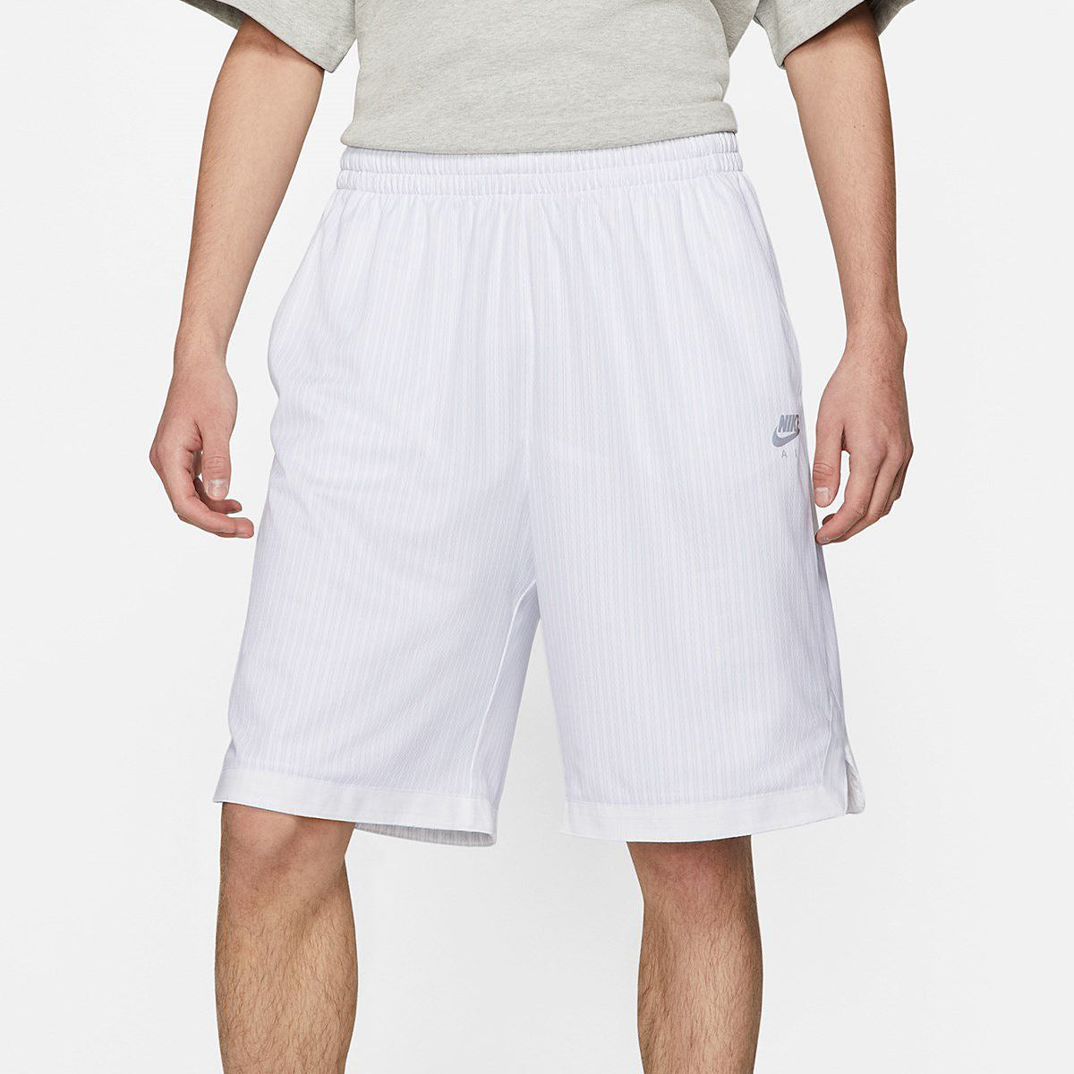 Nike Air x Kim Jones Crossover Reflective Logo Stripe Sports Shorts Asia Edition Unisex White DH6593-100