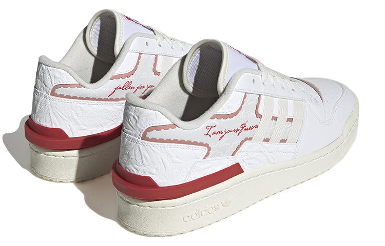 (WMNS) adidas originals FORUM Exhibit Low 2 'White Red' IE7996
