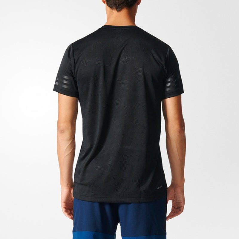 adidas Training Round Neck Pullover Sports Short Sleeve Black BK6120