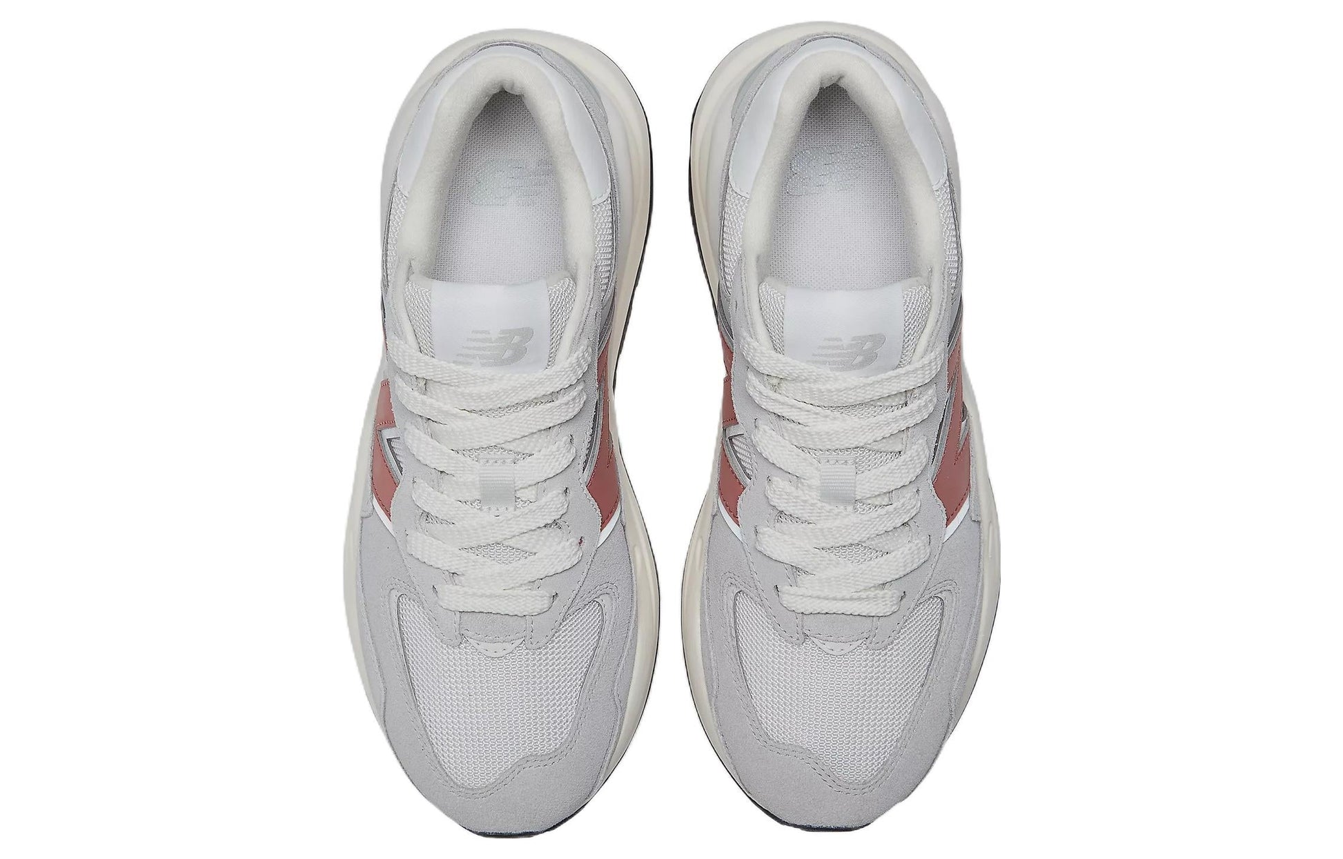(WMNS) New Balance 57/40 'Light Aluminum Mineral Red' W5740SLC