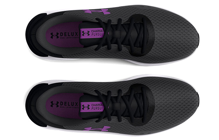 (WMNS) Under Armour Charged Pursuit 3 'Jet Grey' 3024889-108