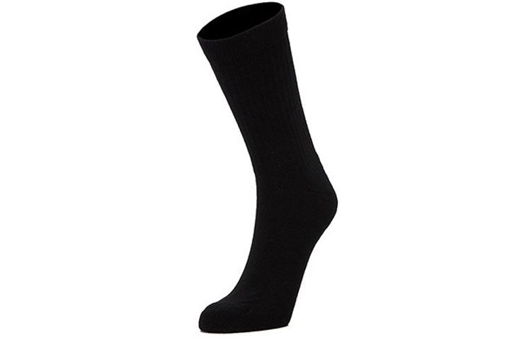 adidas neo Hc Vt Crew 3pp Solid Color Alphabet Sports Socks Couple Style 3 Pairs White / Black / Green GN9544