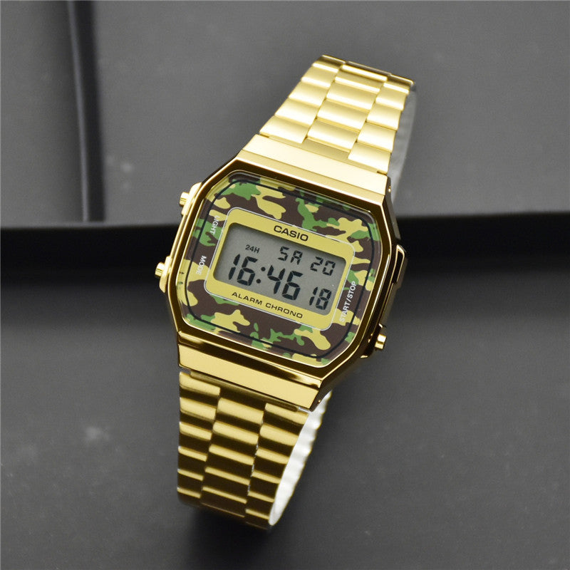CASIO G Shock Waterproof Mens Gold Digital A168WEGC-3
