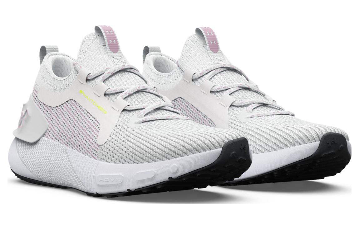 (WMNS) Under Armour HOVR Phantom 3 SE 'Grey Mist Yellow Ray' 3026584-105