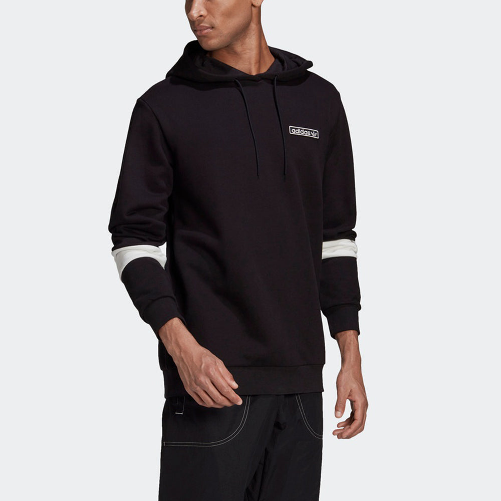 Men's adidas originals Alphabet Printing Contrasting Colors Sports Black GU6976