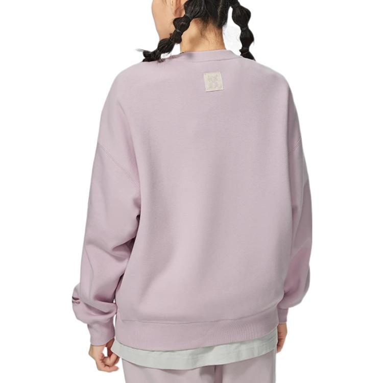 (WMNS) Li-Ning Graphic Sweatshirt 'Mauve' AWDSB66-3