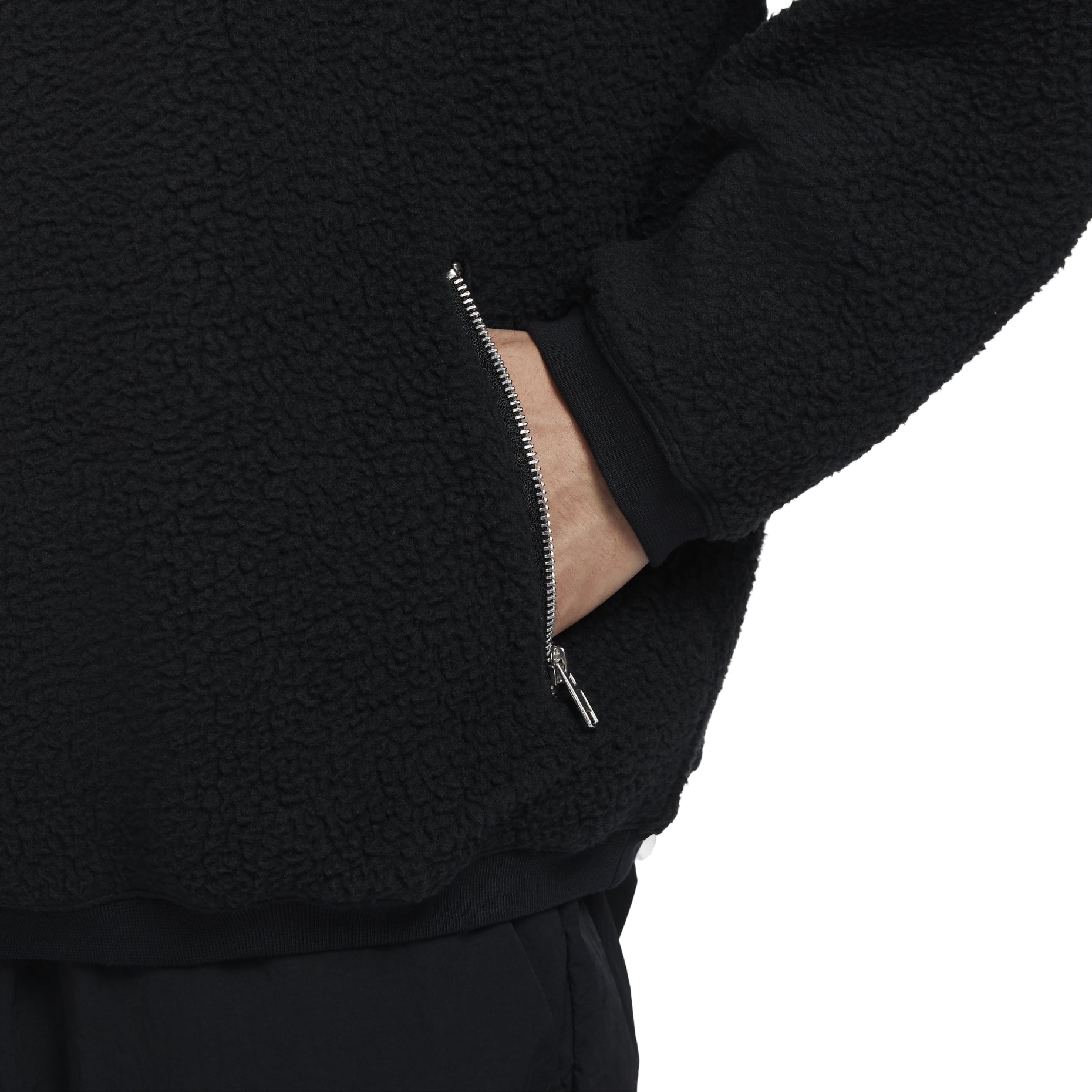 Nike Club Fleece Winterized Crew 'Black' FB8379-010