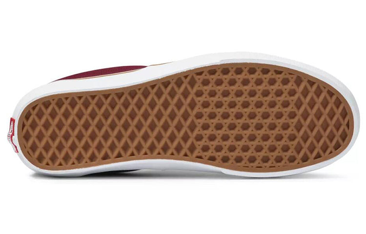 Vans Era 59 Breathable Non-Slip Wear-resistant Low Tops Casual Skateboarding Shoes Deep Red VN0A34589MG